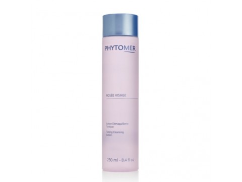 PHYTOMER ROSEE VISAGE TONINING CLEANSING LOTION, makiažą valantis-tonizuojamasis losjonas (tonikas), 250 ml